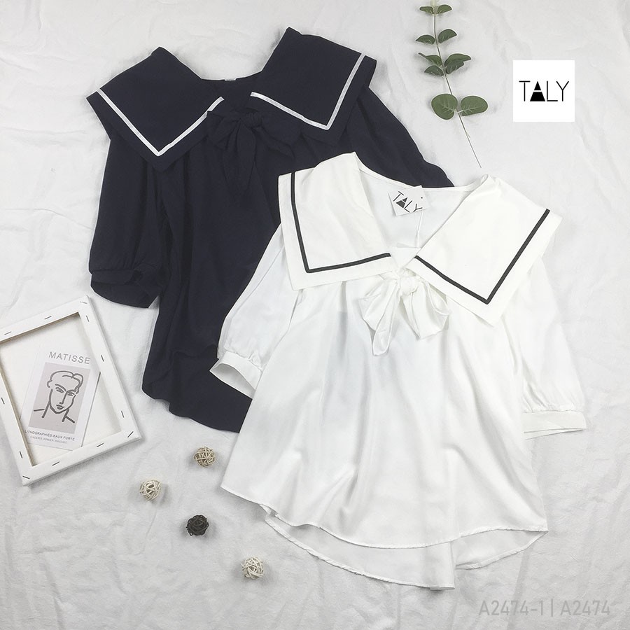 Áo thủy thủ thắt nơ A2474 TALY