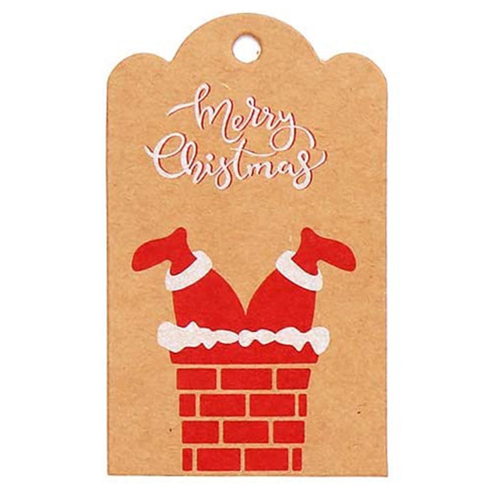 Nhãn treo trang trí cây thông Giáng Sinh bằng giấy DIY