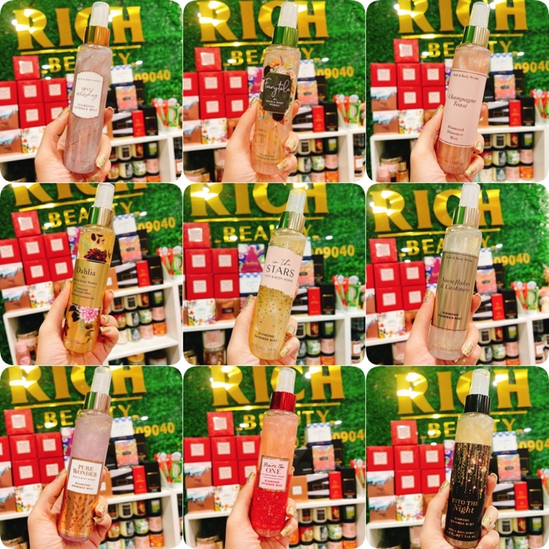 Xịt Thơm Nhũ Toàn Thân Body Mist Bath & Body Works USA 146ML