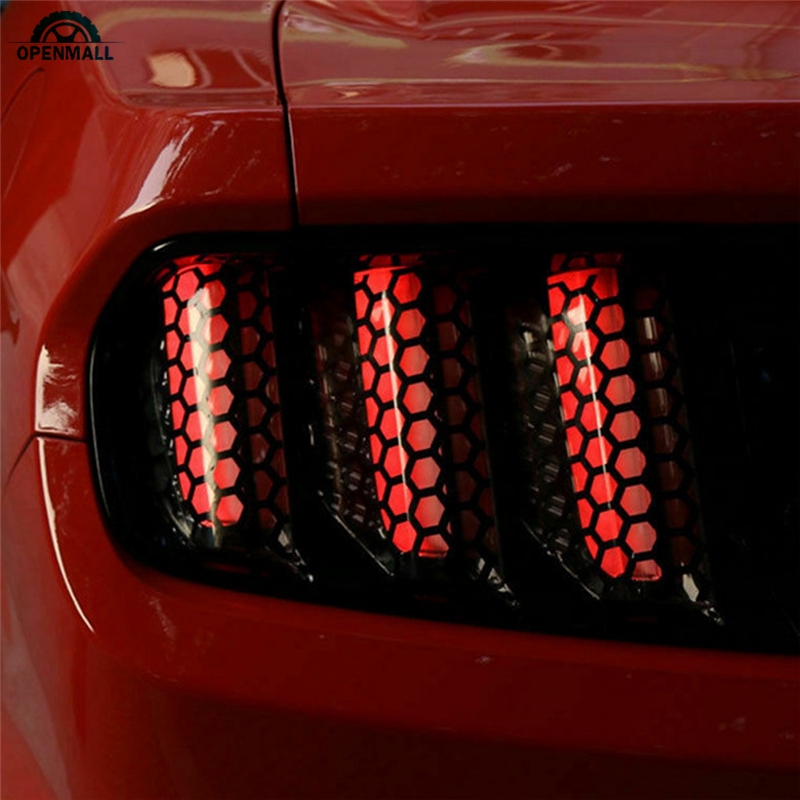 Set 6 Miếng Dán Trang Trí Đèn Đuôi Xe Ô Tô Ford Mustang 2015-2017