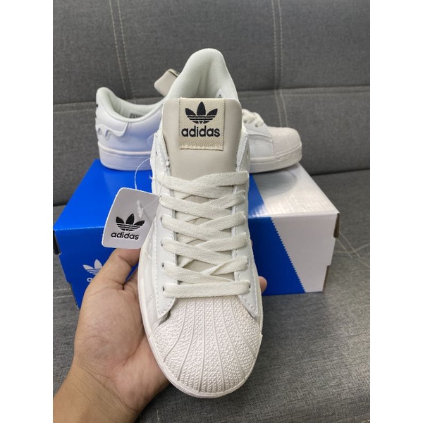 Giày Sneaker Thể Thao Nữ _AdidasSuperstar_ Cloud White Mũi Sò Bản Cao Cấp Hot