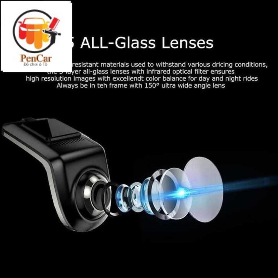 Camera Hành Trình U3 Full HD Kết Nối Màn Hình DVD Android Cho Ô Tô Xe Hơi
