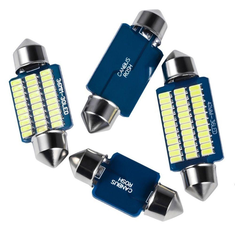 Bộ 2 Đèn Trần Xe Hơi 31MM 36MM 39MM 42MM Chất Lượng Cao