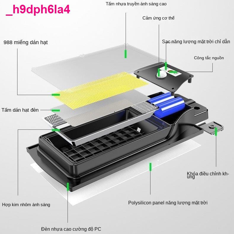 đèn phòng Đèn đường năng lượng mặt trời Cảm biến cơ thể người Ánh sáng ngoài Nhà cộng đồng Sân vườn mới LED phố
