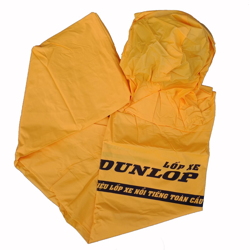 Bộ áo mưa cánh dơi Dunlop màu vàng, sử dụng cho 1 người