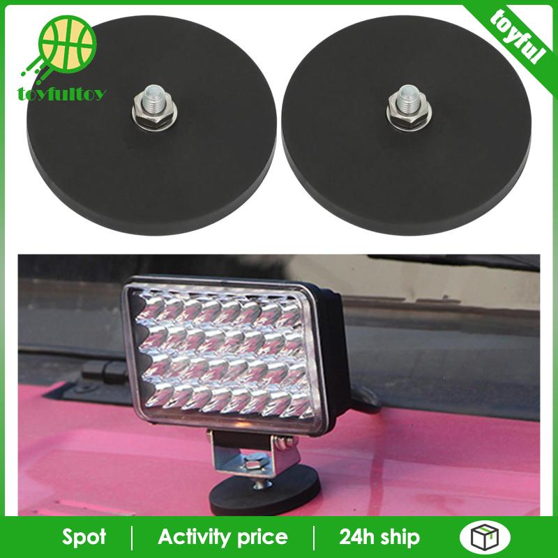 Giá Đỡ Đèn Pin 6.6cm 2 Cái Có Nam Châm Gắn Nóc Xe Hơi