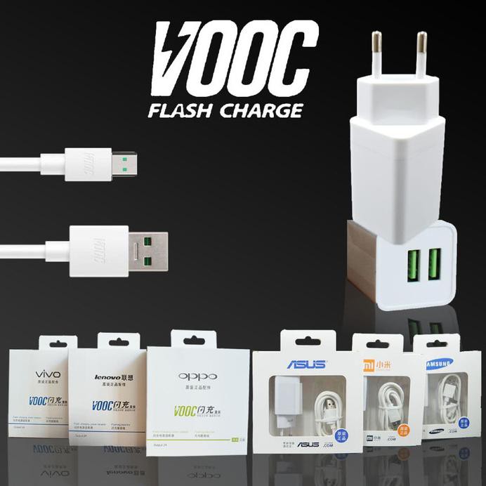 Cục Sạc Casaned Vooc Cho Samsung Xiaomi Oppo Vivo Asus Lenovo 2a Samsung Hj1644