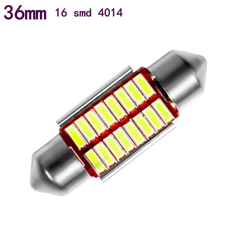 Đèn LED CANBUS chất lượng cao cho xe ô tô 31MM 36mm 39mm 42mm C5W C10W 4014 SMD