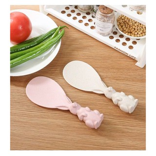 Muỗng thìa xới cơm lúa mạch hình thỏ hàng cao cấp cakeshop hcm
