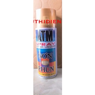 Sơn xịt atm-a228 nhũ đồng