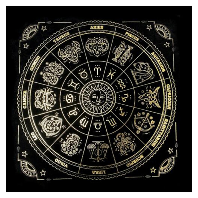 Tấm Da Lộn Lót Bàn Lá Bài Tarot / Bài Tarot Tiện Dụng