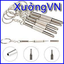 Móc khóa Tô vít mini 2 đầu (vặn kính, đồng hồ, điện thoại...)