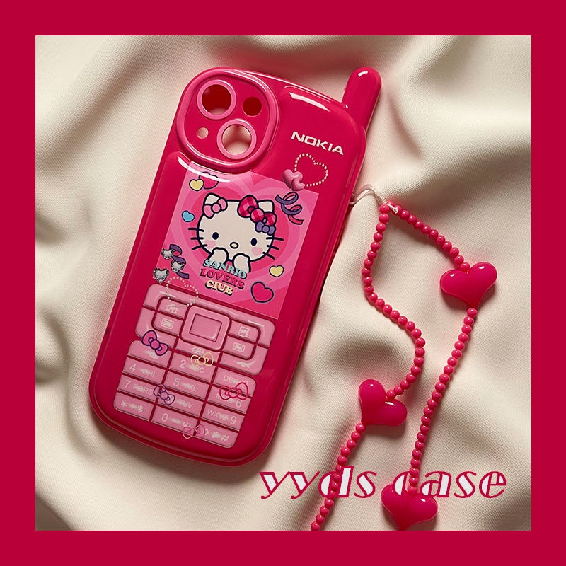 Ốp Điện Thoại Họa Tiết Hoạt Hình hello kitty Dễ Thương Cho iPhone13 iPhone13 / 12promax iPhone 11 xs / xr / xsmax