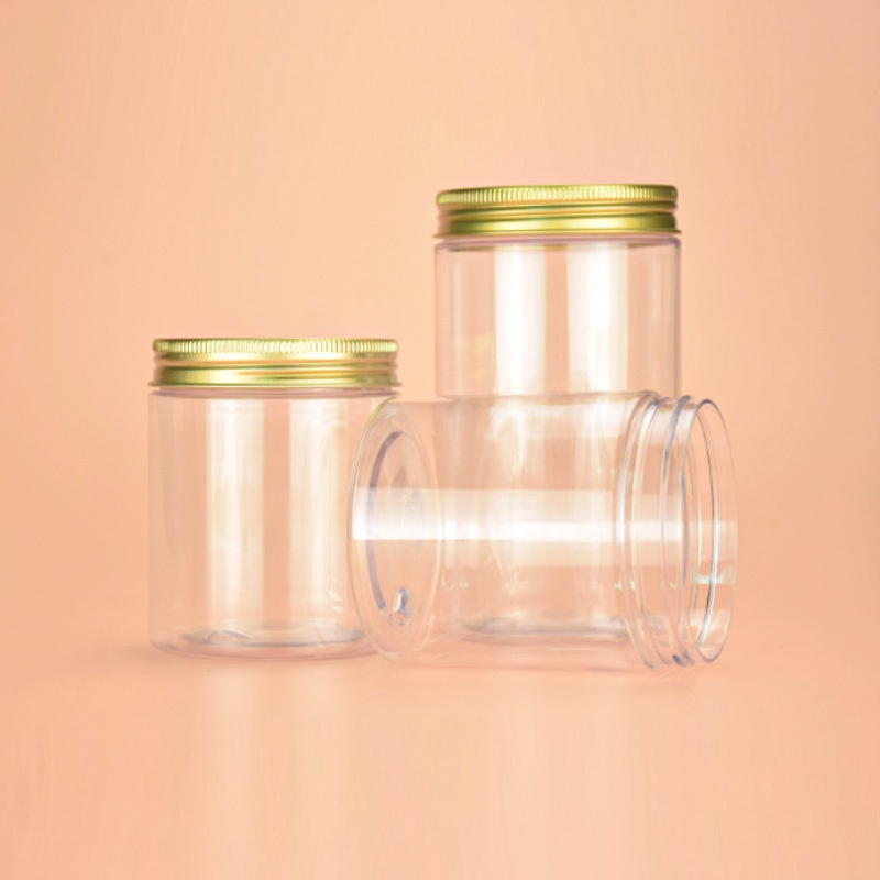 Hộp Nhựa, Hũ Nhựa Pet Nắp Nhôm Đựng Thực Phẩm, Đồ Khô, Ngũ Côc 50 100 200 250 500 800 1000 1200 1500ml