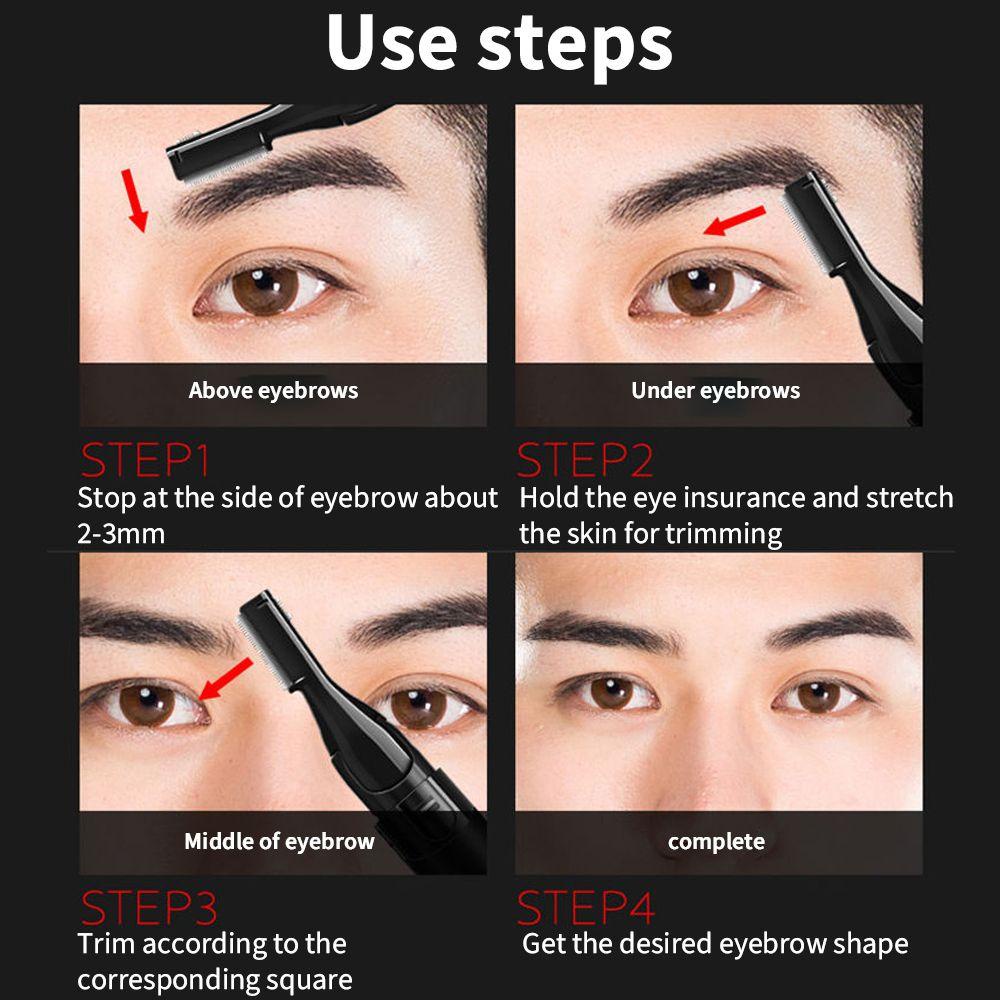 Bút Tỉa Lông Mày Mini Không Đau Dùng Pin Chuyên Nghiệp