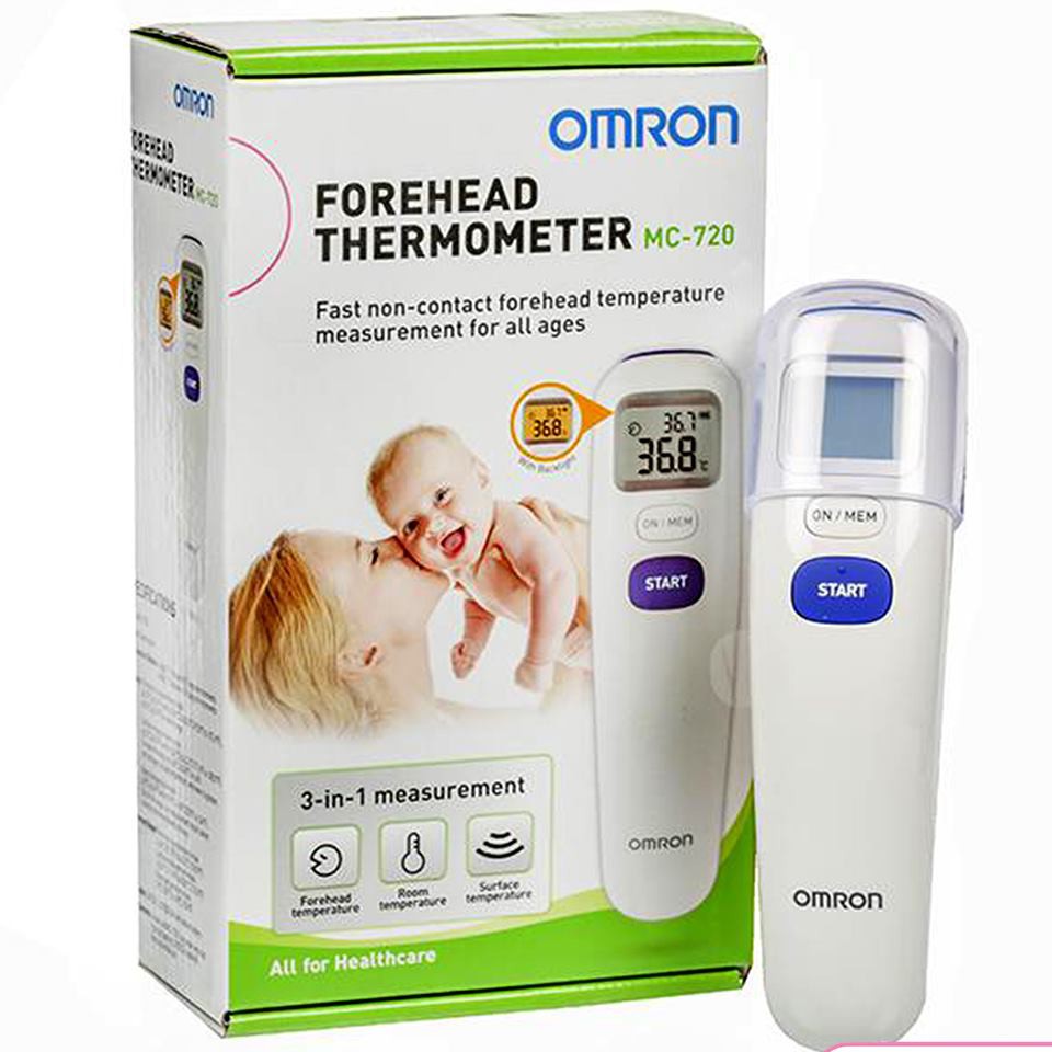 Nhiệt kế đo trán Omron MC-720.