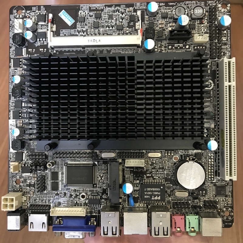 Main ITX công nghiệp D2550, HDMI, VGA, 17x17cm