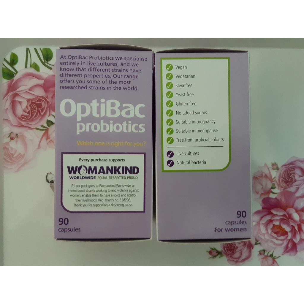 Men optibac tím - Chữa nấm Âm Đạo và Viêm đường tiết niệu