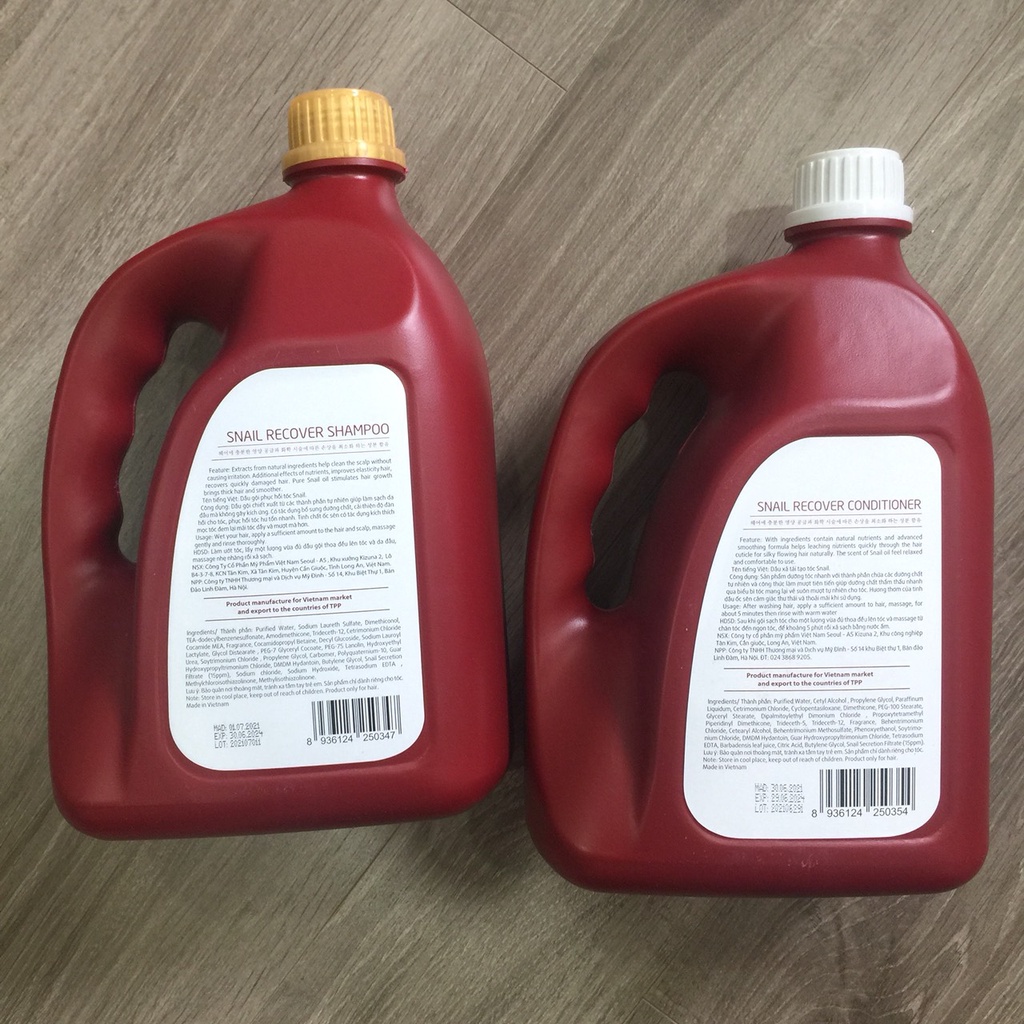 Dầu gội dầu xả can Snail Sophia siêu phục hồi tóc thơm hương nước hoa chính hãng