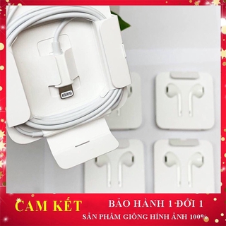 Tai nghe zin 7/7plus/8/8plus/x/xsmax/11/12/pro/max. Tai nghe âm thanh chuẩn căm vào máy tiếp nhận ngay