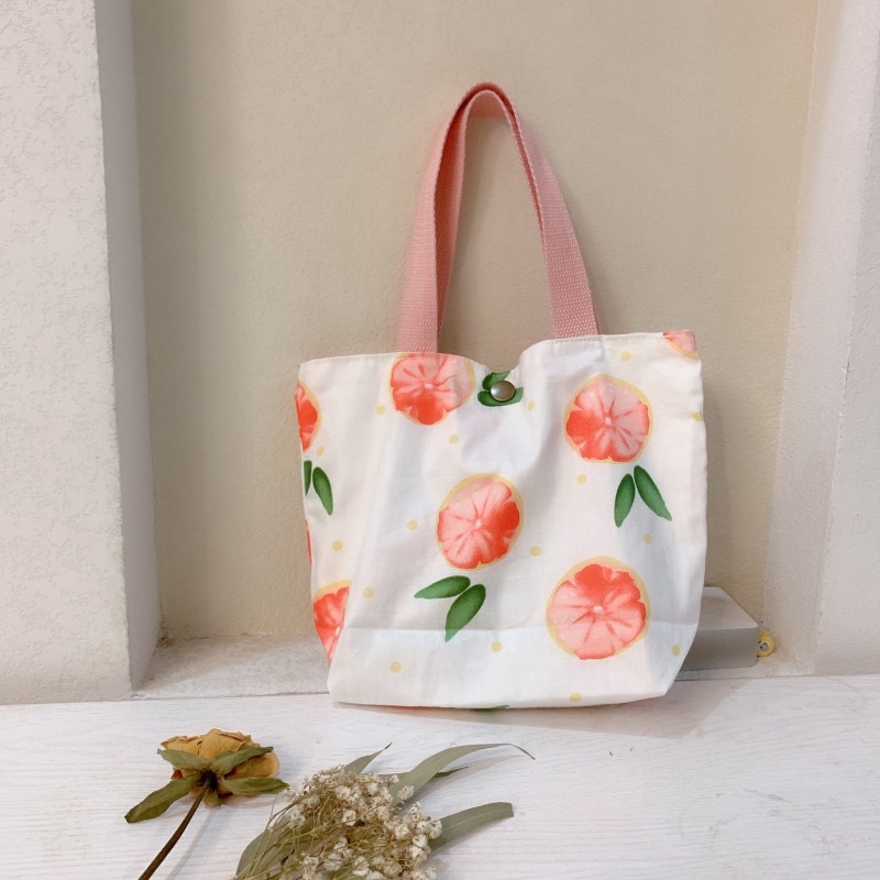 Túi tote vải đựng mỹ phẩm xinh xắn tiện lợi