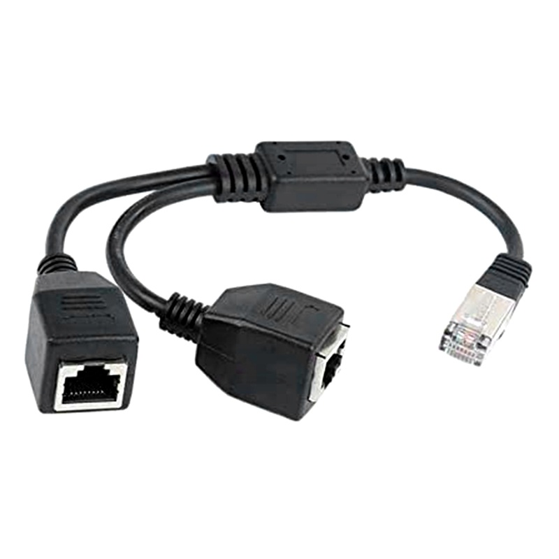 Dây Cáp Chia Cổng Mạng LAN RJ45 1 Male Sang 2 Female Cho Super Cat5 Cat6 Cat7 LAN Ethernet
