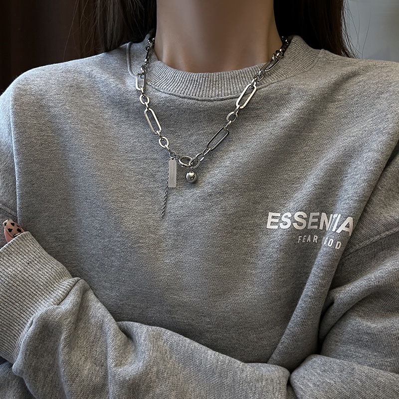 Vòng cổ mặt họa tiết chữ phong cách cá tính dành cho nữ