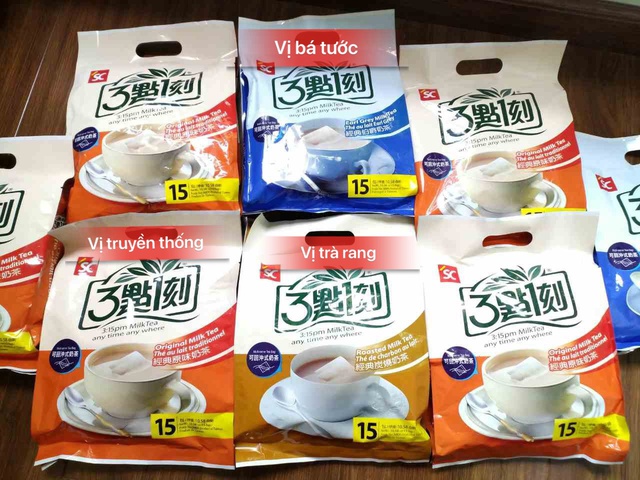 [DATE MỚI] Trà Sữa túi lọc 3h15 Đài Loan túi lẻ giá tốt