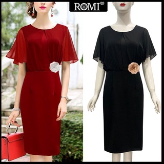 ROMI - ĐẦM ÔM DỰ TIỆC TRUNG NIÊN CAO CẤP  KIỂU VÁY ĐẦM TRUNG NIÊN ĐẸP SANG TRỌNG - ĐẦM DỰ TIỆC TRUNG NIÊN ROMI 3324 3051