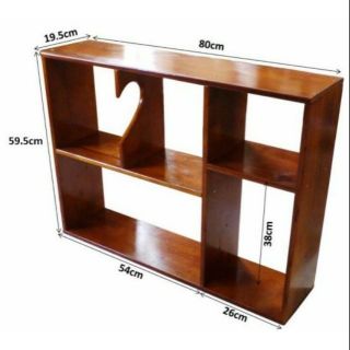 Kệ sách treo tường 80cm
