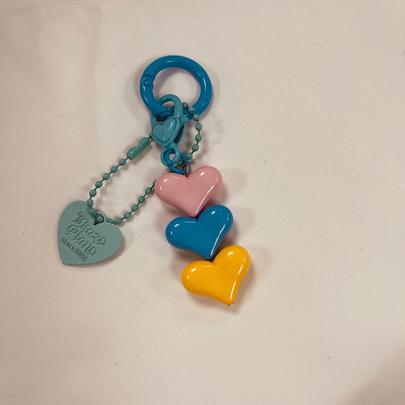 Móc Khóa Hình Trái Tim Phong Cách Hàn Quốc Dành Cho Nam Nữ