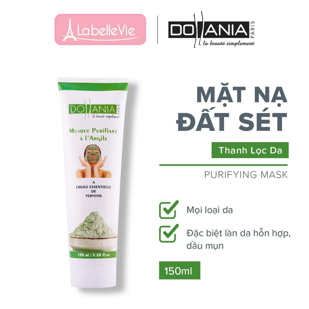 Mặt nạ đất sét tinh khiết thiên nhiên Dollania cho làn da tươi sáng mịn màng 150ml