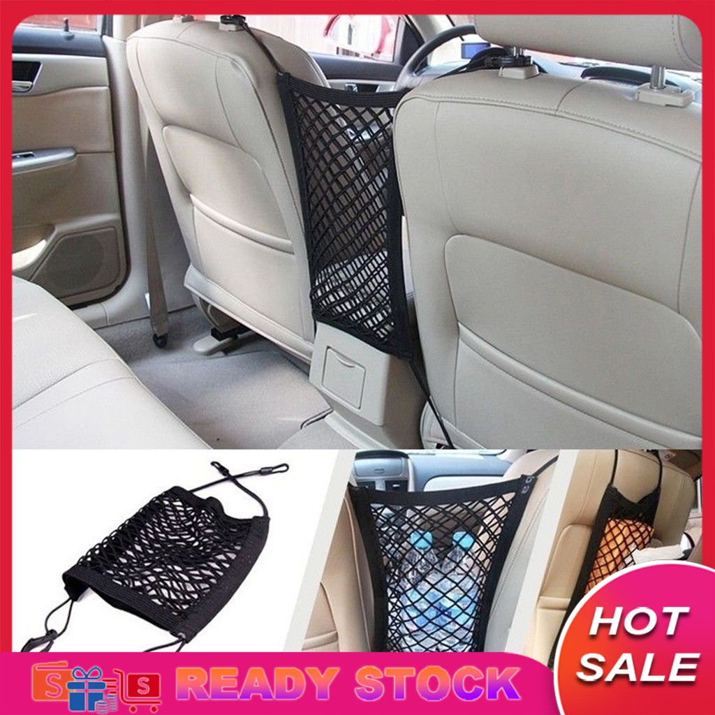Túi Lưới Đựng Đồ Co Giãn Thông Dụng Gắn Ghế Ngồi Xe Hơi / Xe Tải