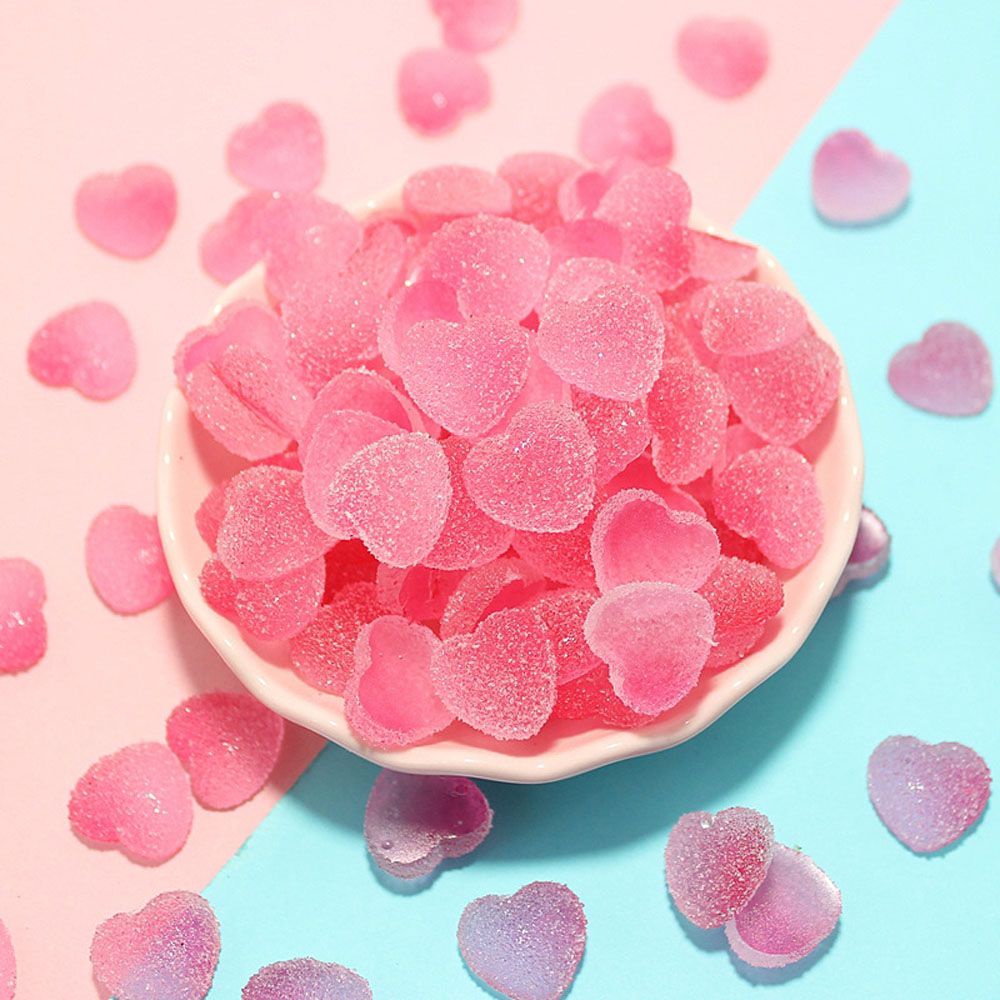 Set 10 mô hình kẹo giả nhiều màu sắc dùng trang trí DIY