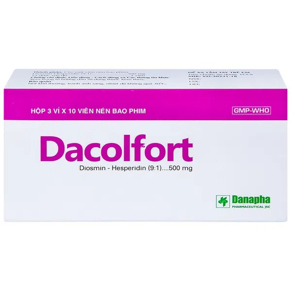 Dacolfort giúp tăng sức bền thành mạch cho người giãn tĩnh mạch chân, trĩ