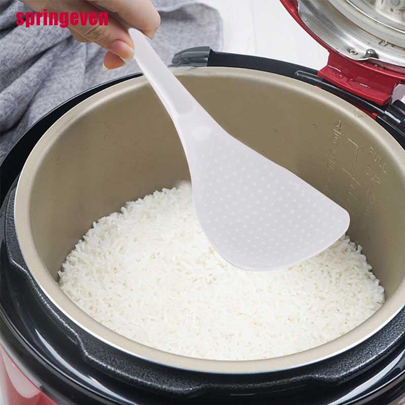 Set 2 Muỗng Nhựa Múc Cơm Chống Dính Tiện Lợi