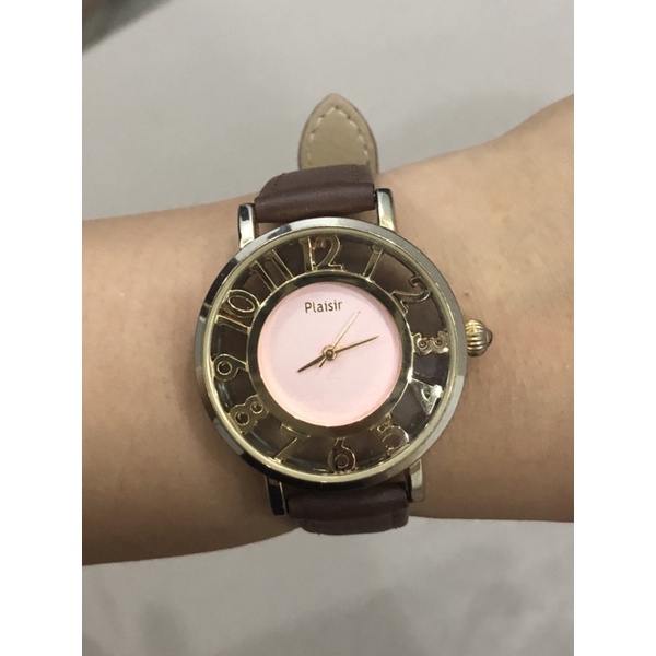ĐỒNG HỒ SI NHẬT CHÍNH HÃNG DÂY DA DÀNH CHO NỮ TAY TO HOẶC NAM TAY NHỎ - THƯƠNG HIỆU PLAISIR