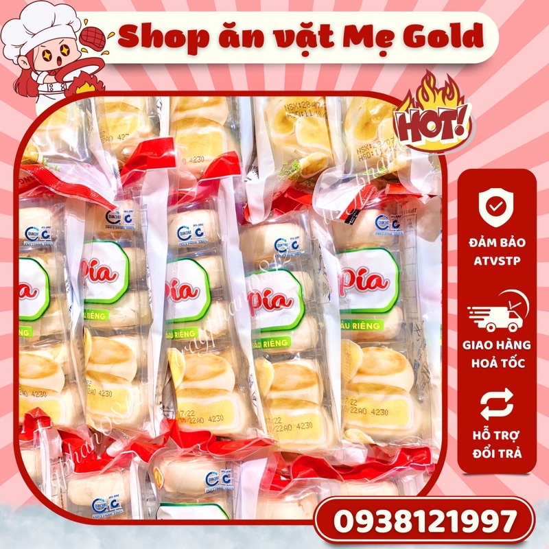 Bánh pía sầu riêng mini Lương Trân đặc sản Sóc Trăng