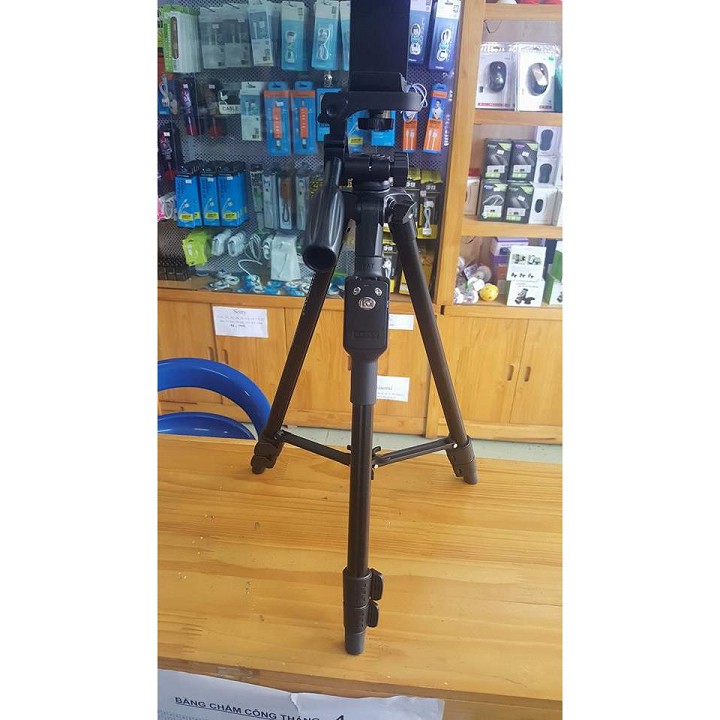 Chân chụp ảnh chuyên nghiệp Tripod VCT-5208 kèm Remote chụp cho điện thoại