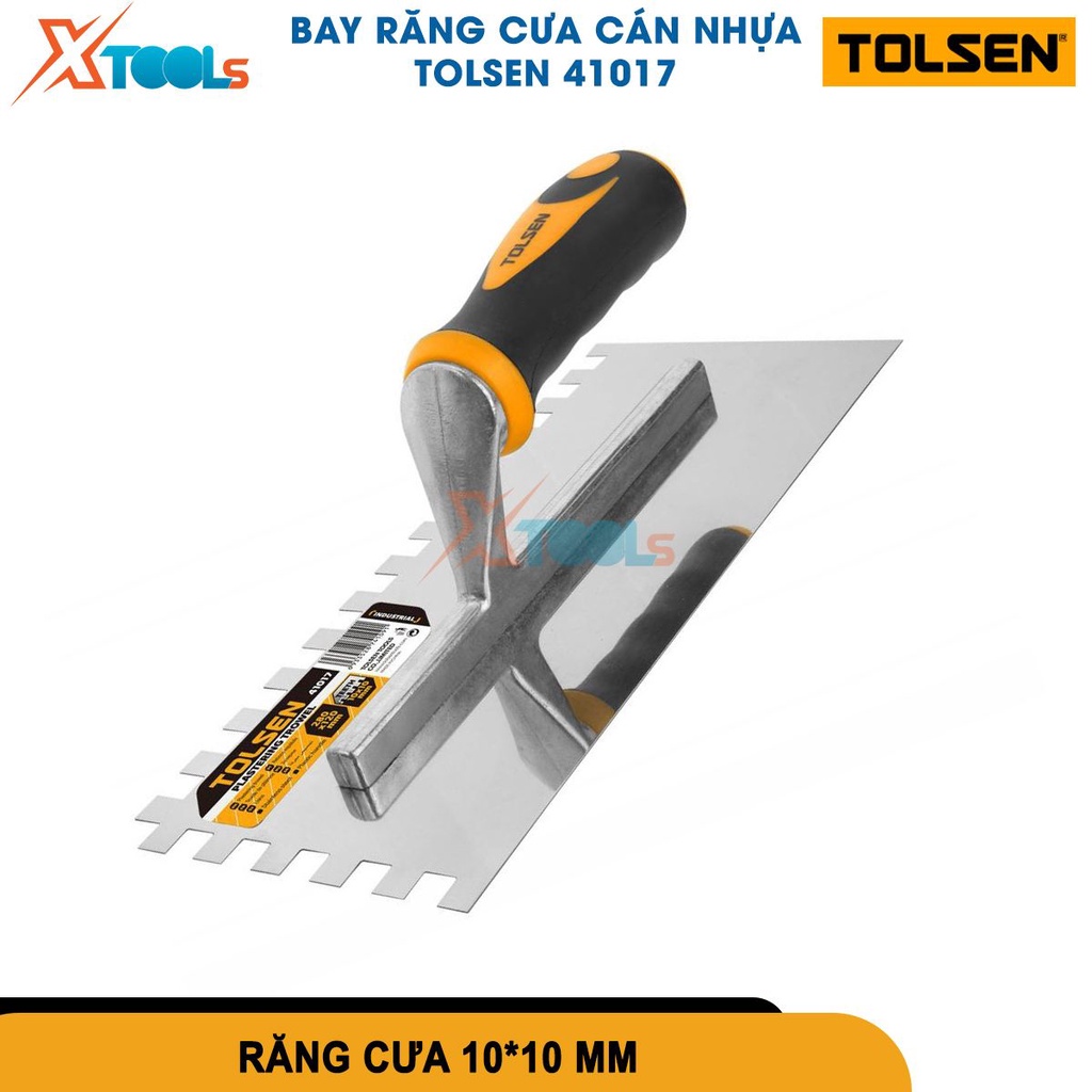 Bay hồ bàn chà sơn nước 280mm Tolsen, bay lát gạch dùng để làm phẳng bề mặt sau khi đổ bê tông [CHÍNH HÃNG][XTOOLS]