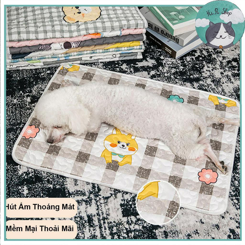 Thảm Vải Mùa Hè Cho Chó Mèo - Thảm Nằm Mùa Hè Chống Nóng Cho Thú Cưng