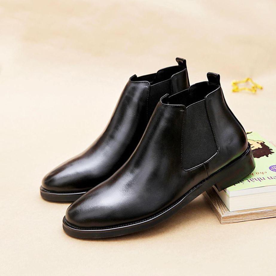 Giày Thời Trang Nam Chelsea Boots Tăng Chiều Cao Cổ Lửng Đẳng Cấp BT28 Cao Cấp ₃ # | BigBuy360 - bigbuy360.vn