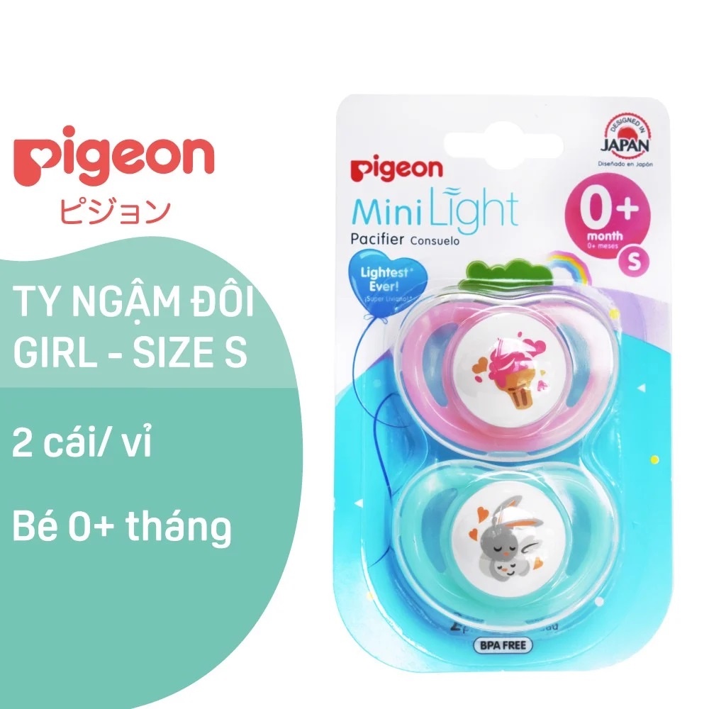 Ty ngậm đôi Pigein mềm mại, an toàn cho bé