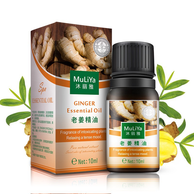 Lọ 10ml tinh dầu gừng,ngải cứu,hoa hồng,lavander