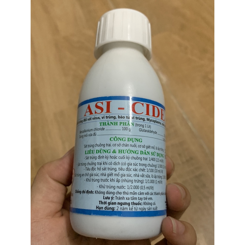 Sát trùng khử khuẩn chuồng trại, cơ sở chăn nuôi, lò ấp trứng ASI-CIDE