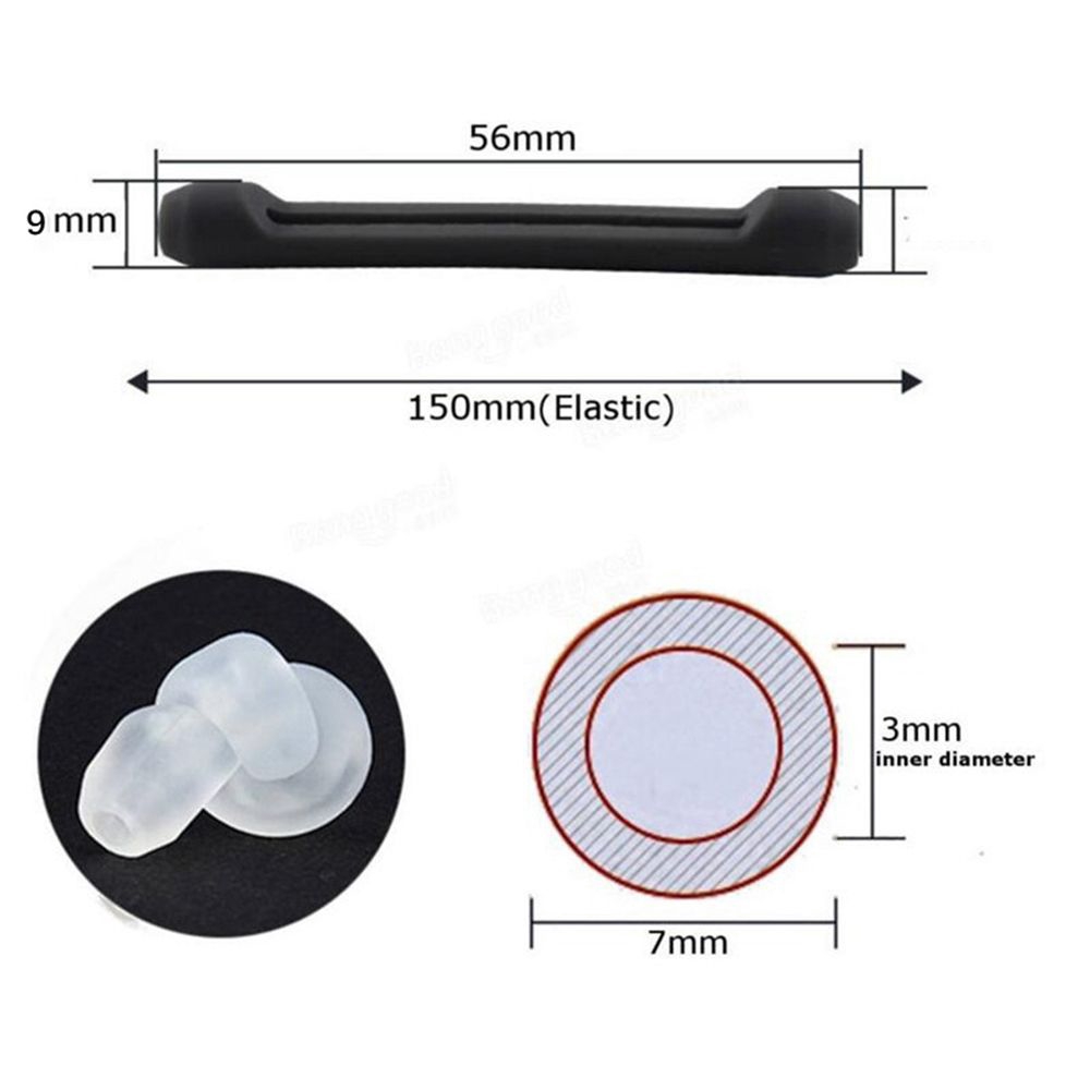 Bộ 5 miếng silicone gắn càng kính chống trượt tiện lợi