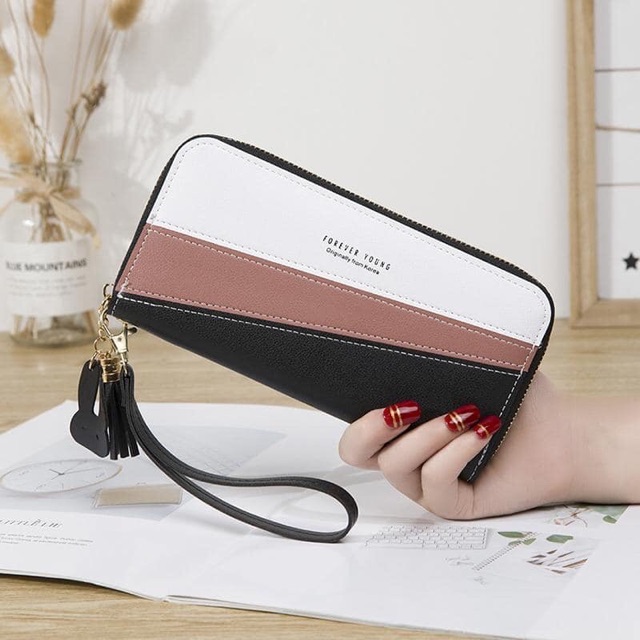 [Mã FAMAYWA2 giảm 10K đơn từ 50K] Ví dài phối mầu 549 | BigBuy360 - bigbuy360.vn