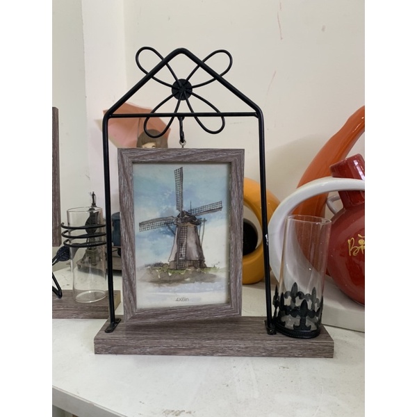 Khung ảnh để bàn đa năng. khung treo anh để bàn kèm ống đựng bút.