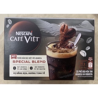 [TẶNG 2 GÓI]Cà phê hoà tan Nestcafe Cafe Việt cà phê đen đá(túi 35 gói)