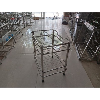 Giá úp bát đĩa inox 2 tầng
